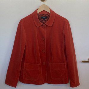 Burnt Orange Talbot Corduroy Jacket